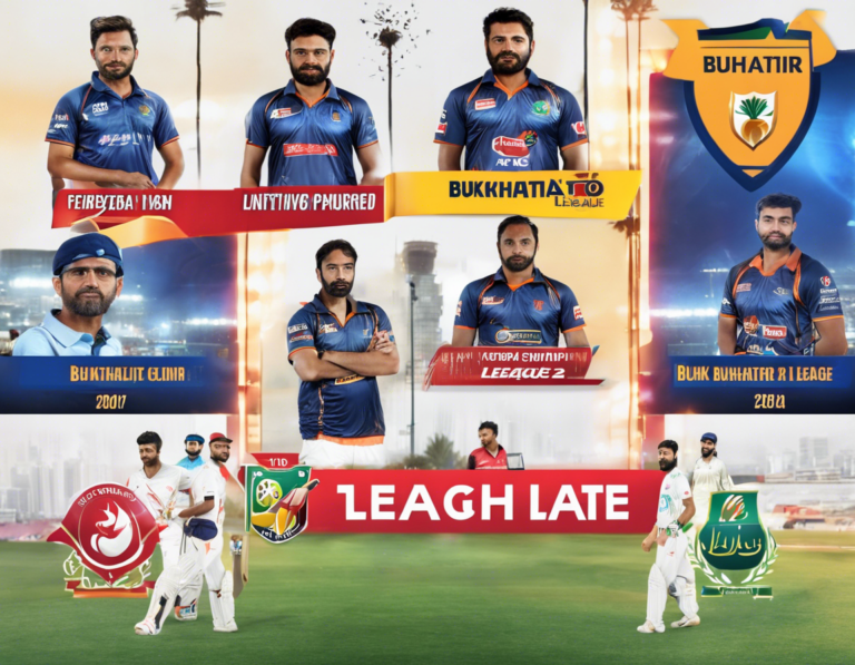 Bukhatir T10 League 2024: Exciting Cricket Action Ahead!